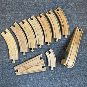 Curved Track Bridge Ramp Switch Lot x 10 Thomas & Friends Wooden Railway Trains